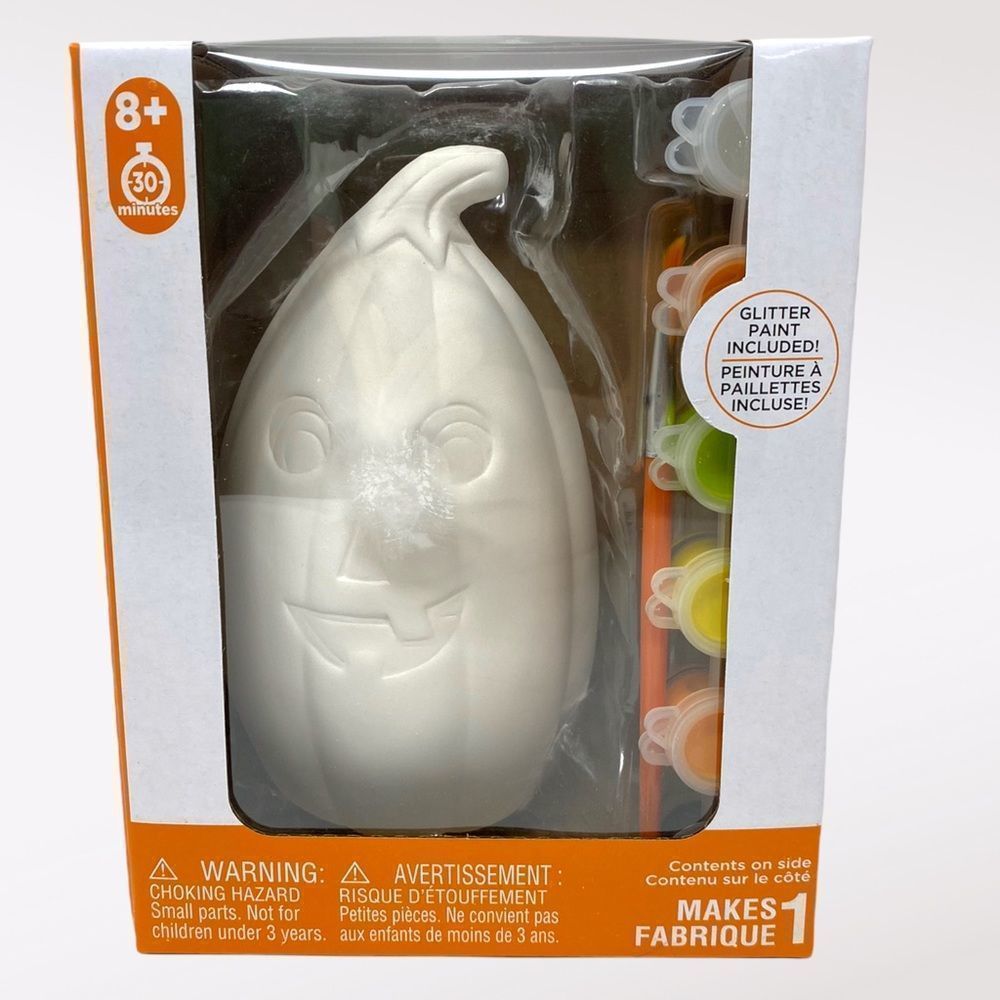 3/$15 DIY Ceramic Pumpkin Paint Kit